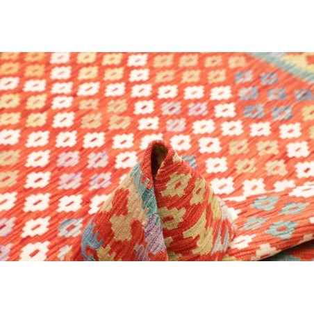 Tappeto Kilim Afghanistan rosso 182x239