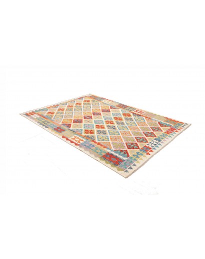 Tappeto Kilim Afghanistan beige rosso 175x235
