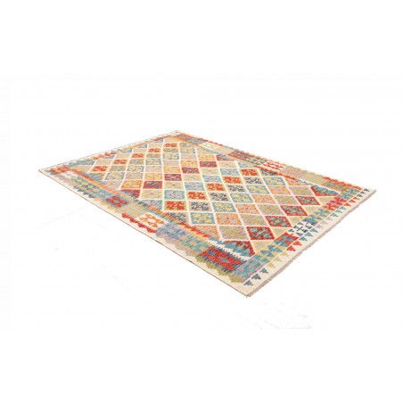 Tappeto Kilim Afghanistan beige rosso 175x235