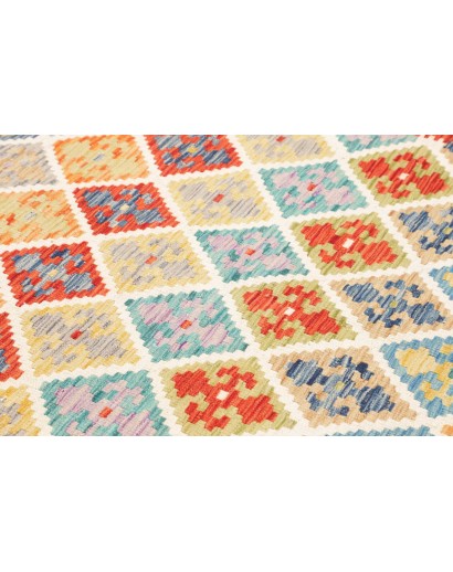 Tappeto Kilim Afghanistan beige rosso 175x235