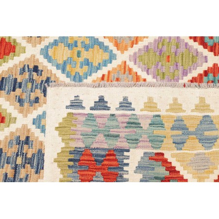 Tappeto Kilim Afghanistan beige rosso 175x235