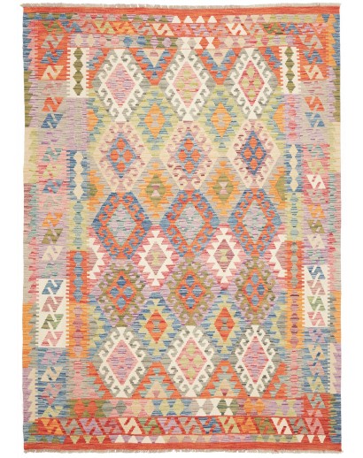 Tappeto Kilim Afghanistan marrone 181x250