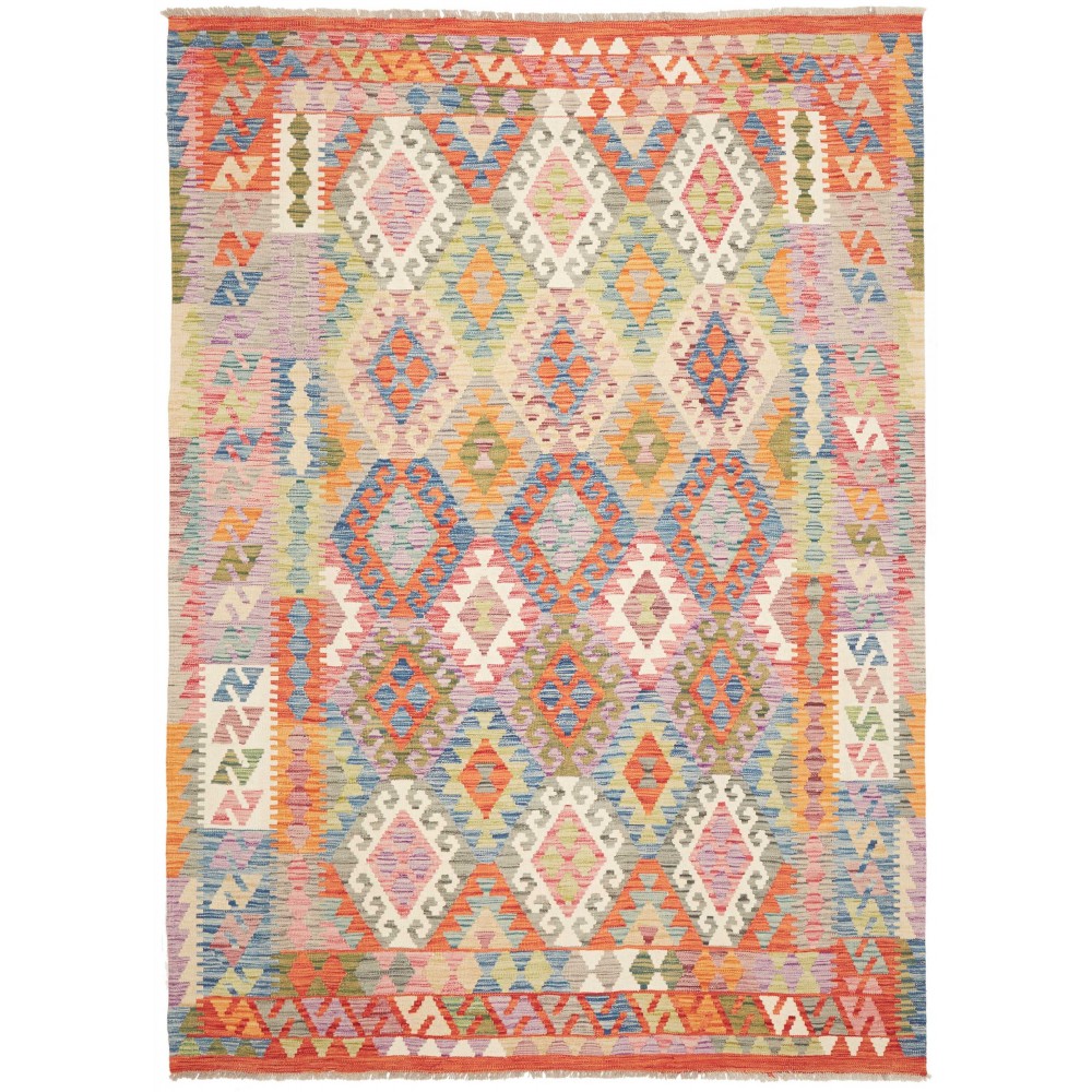 Tappeto Kilim Afghanistan marrone 181x250