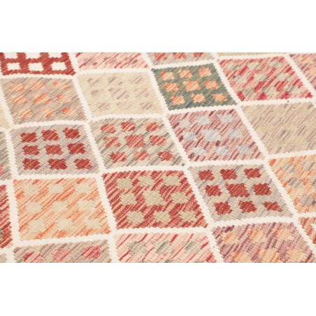 Tappeto Kilim Afghanistan giallo marrone 205x197