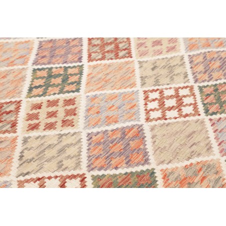 Tappeto Kilim Afghanistan beige marrone 206x199