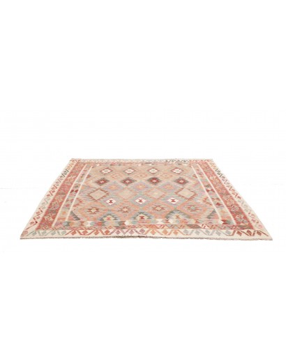 Tappeto Kilim Afghanistan marrone 208x192