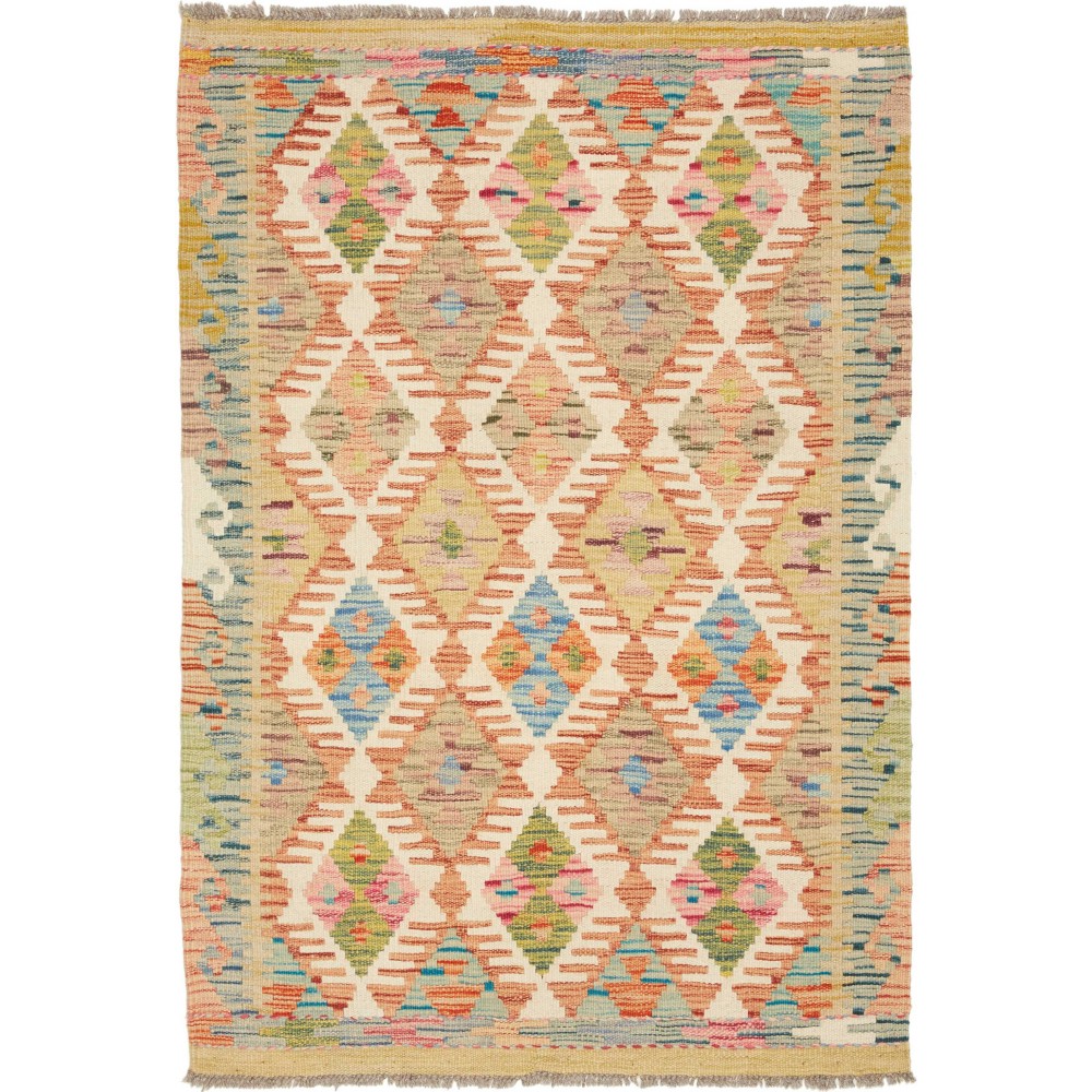 Tappeto Kilim Afghanistan marrone 84x120