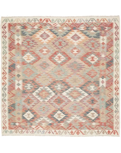 Tappeto Kilim Afghanistan marrone 196x195