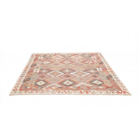 Tappeto Kilim Afghanistan marrone 196x195