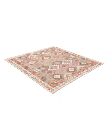 Tappeto Kilim Afghanistan marrone 196x195