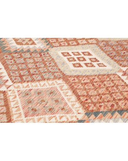 Tappeto Kilim Afghanistan marrone 204x203