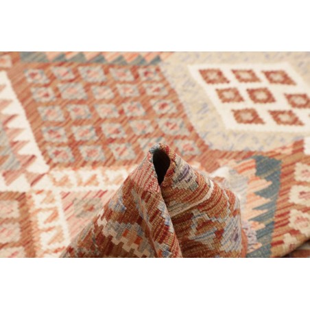 Tappeto Kilim Afghanistan marrone 204x203
