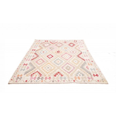 Tappeto Kilim Afghanistan bianco 184x232