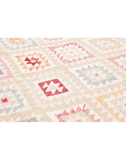 Tappeto Kilim Afghanistan bianco 184x232
