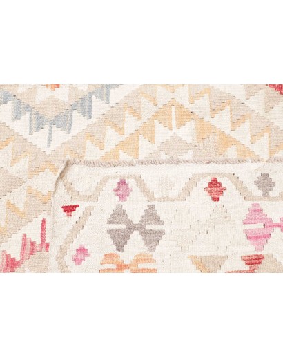 Tappeto Kilim Afghanistan bianco 184x232
