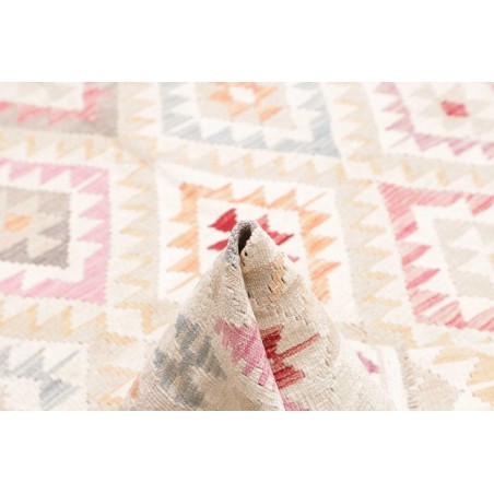 Tappeto Kilim Afghanistan bianco 184x232