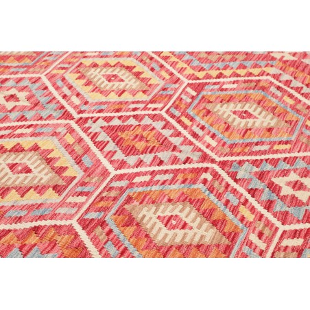 Tappeto Kilim Afghanistan arancione marrone 184x241