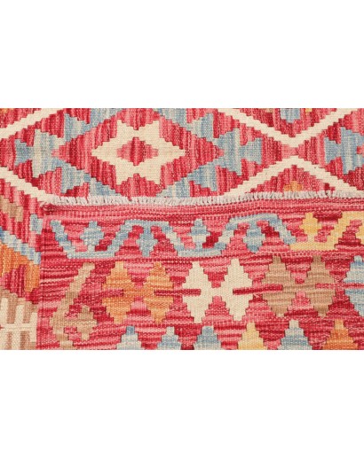 Tappeto Kilim Afghanistan arancione marrone 184x241