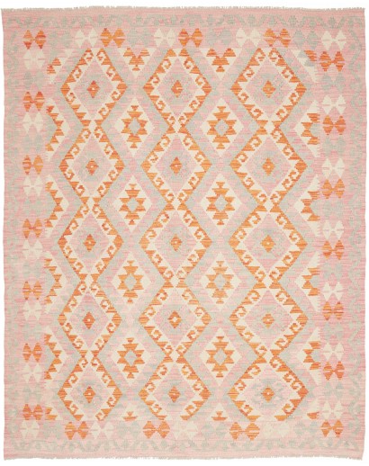 Tappeto Kilim Afghanistan giallo arancione 182x228