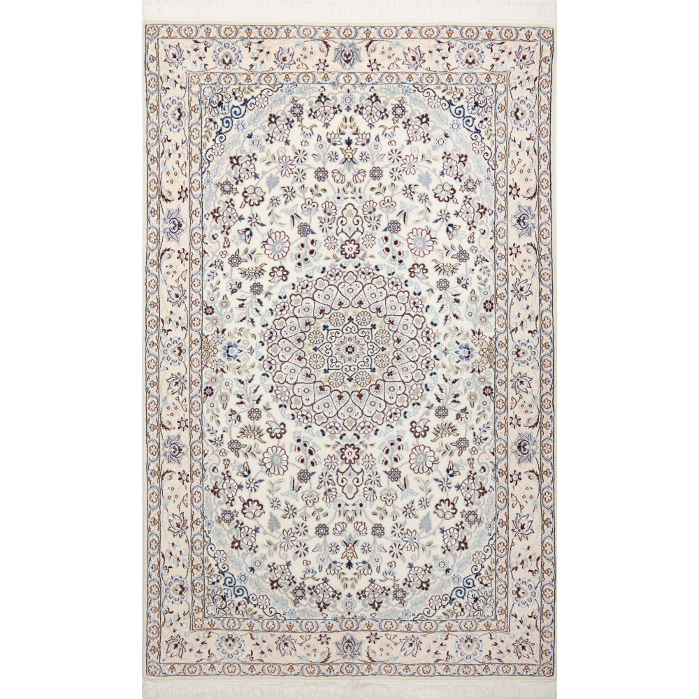 Tappeto Nain 9La Persia bianco 132x212 Tappeto Nain 9La Persia bianco 132x212