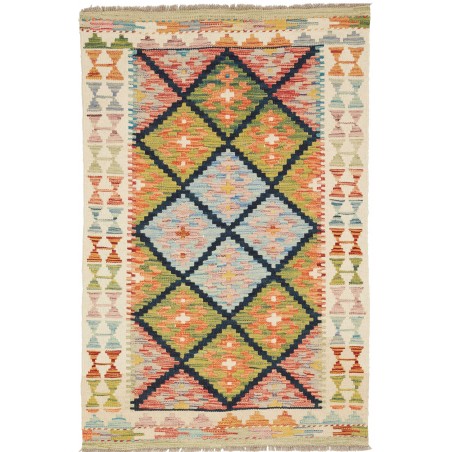 Tappeto Kilim Afghanistan marrone 81x125