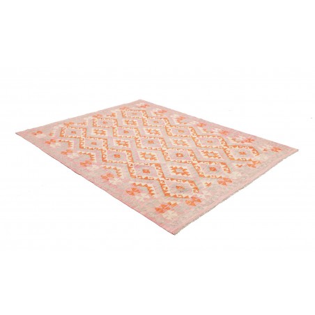 Tappeto Kilim Afghanistan giallo arancione 182x228