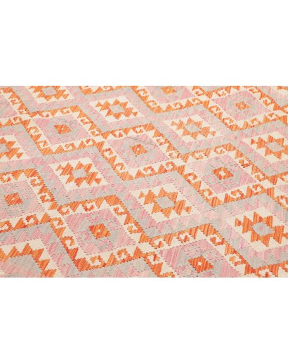 Tappeto Kilim Afghanistan giallo arancione 182x228