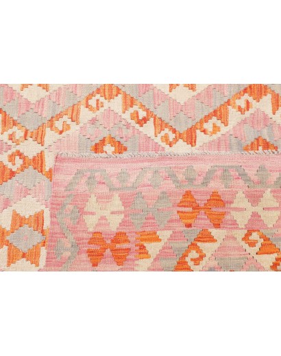 Tappeto Kilim Afghanistan giallo arancione 182x228