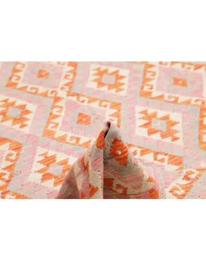 Tappeto Kilim Afghanistan giallo arancione 182x228