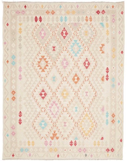 Tappeto Kilim Afghanistan bianco 179x230