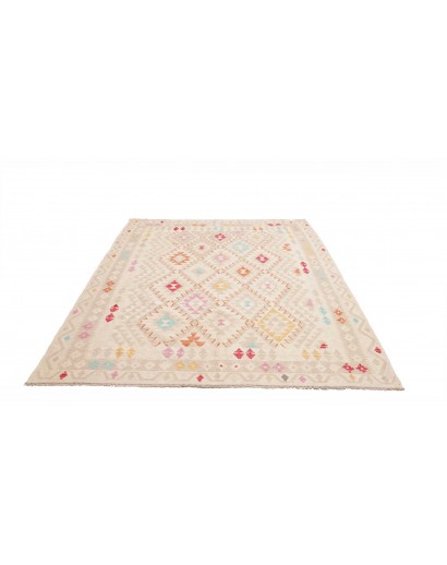 Tappeto Kilim Afghanistan bianco 179x230