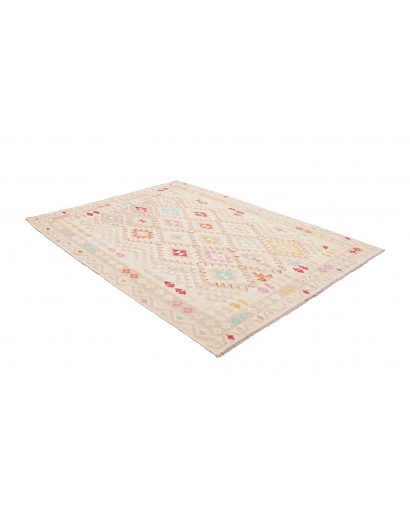 Tappeto Kilim Afghanistan bianco 179x230