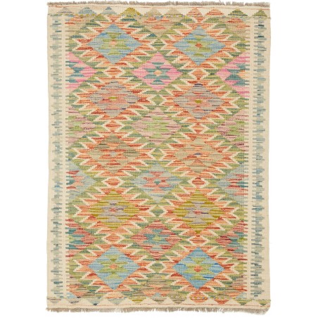 Tappeto Kilim Afghanistan marrone 83x112