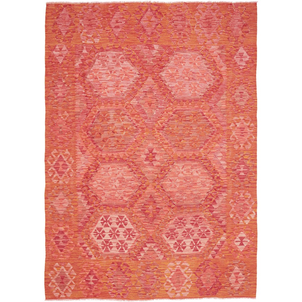 Tappeto Kilim Afghanistan rosso 171x248