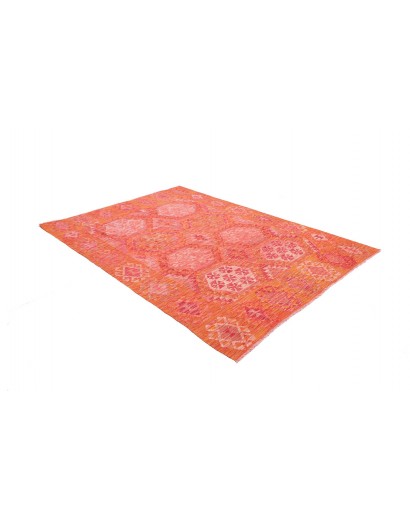 Tappeto Kilim Afghanistan rosso 171x248