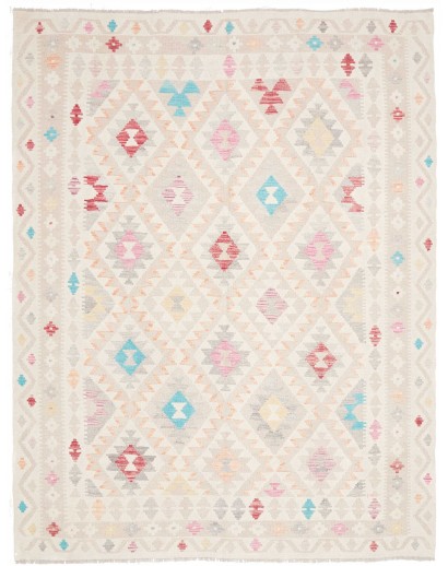 Tappeto Kilim Afghanistan bianco 177x229
