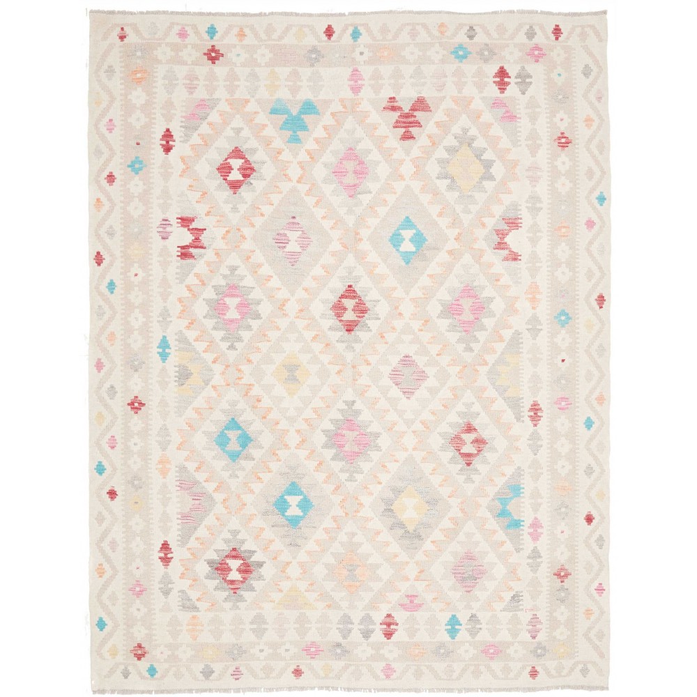 Tappeto Kilim Afghanistan bianco 177x229