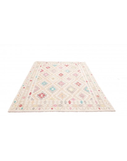Tappeto Kilim Afghanistan bianco 177x229