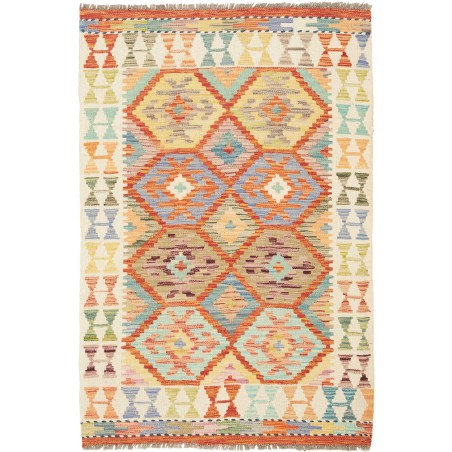 Tappeto Kilim Afghanistan marrone 84x123