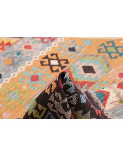 Tappeto Kilim Afghanistan marrone grigio 177x233