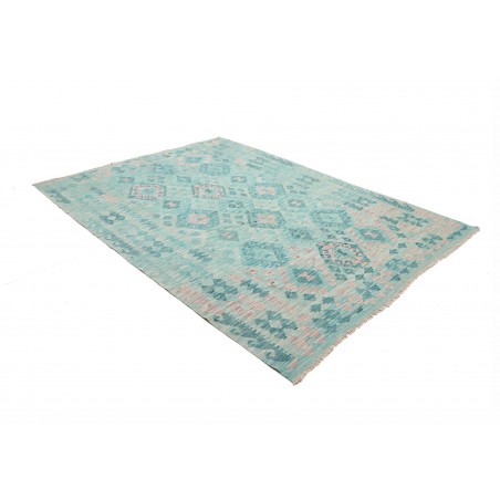 Tappeto Kilim Afghanistan azzurro blu 181x244