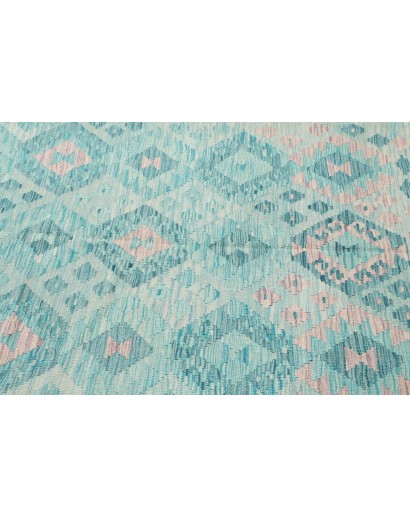 Tappeto Kilim Afghanistan azzurro blu 181x244