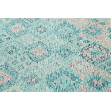 Tappeto Kilim Afghanistan azzurro blu 181x244