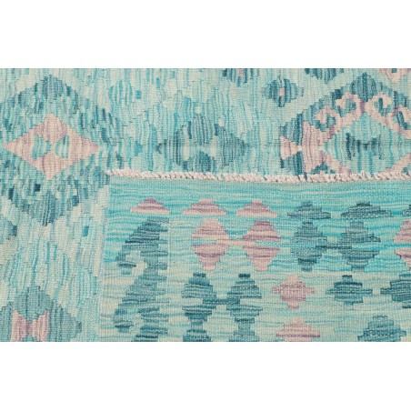 Tappeto Kilim Afghanistan azzurro blu 181x244