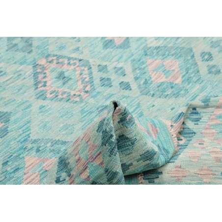 Tappeto Kilim Afghanistan azzurro blu 181x244