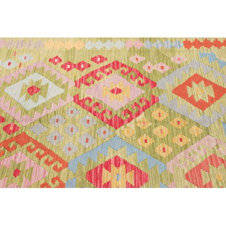 Tappeto Kilim Afghanistan marrone rosso 182x245