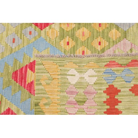 Tappeto Kilim Afghanistan marrone rosso 182x245