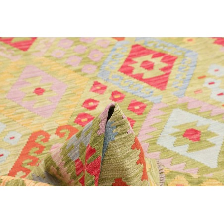 Tappeto Kilim Afghanistan marrone rosso 182x245