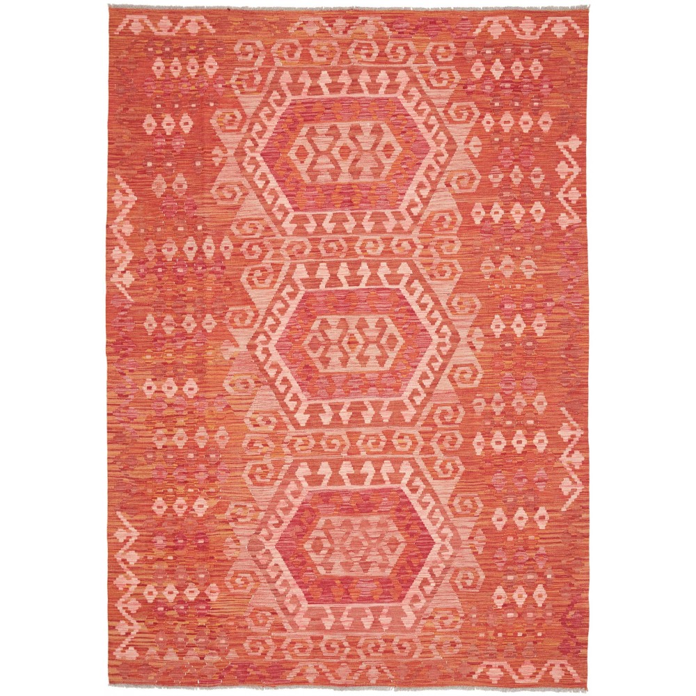 Tappeto Kilim Afghanistan rosso 176x249