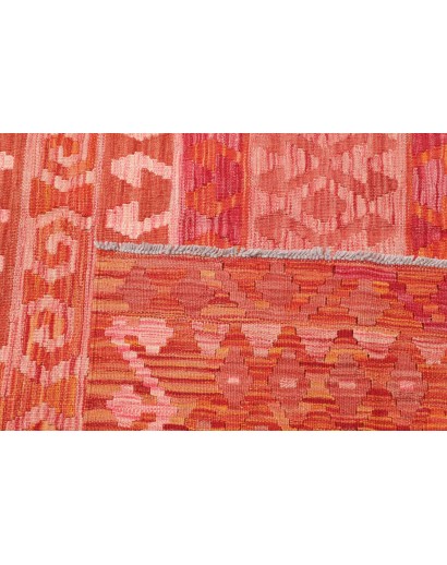 Tappeto Kilim Afghanistan rosso 176x249
